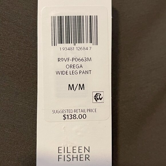 NWT Eileen Fisher Jersey Wide Leg Pant size M - Picture 3 of 6
